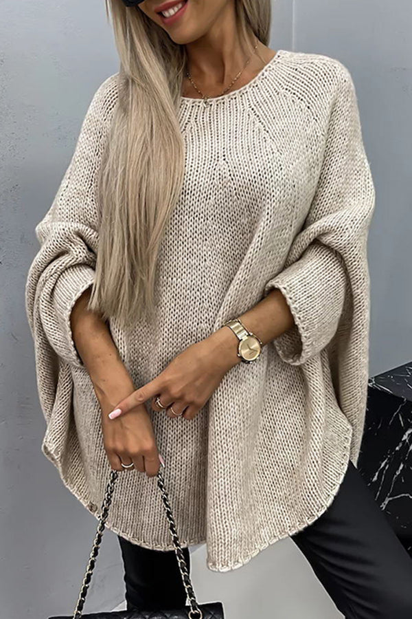 Clara - Klasický pletený svetr s žebrovanými lemy pro pohodlí
