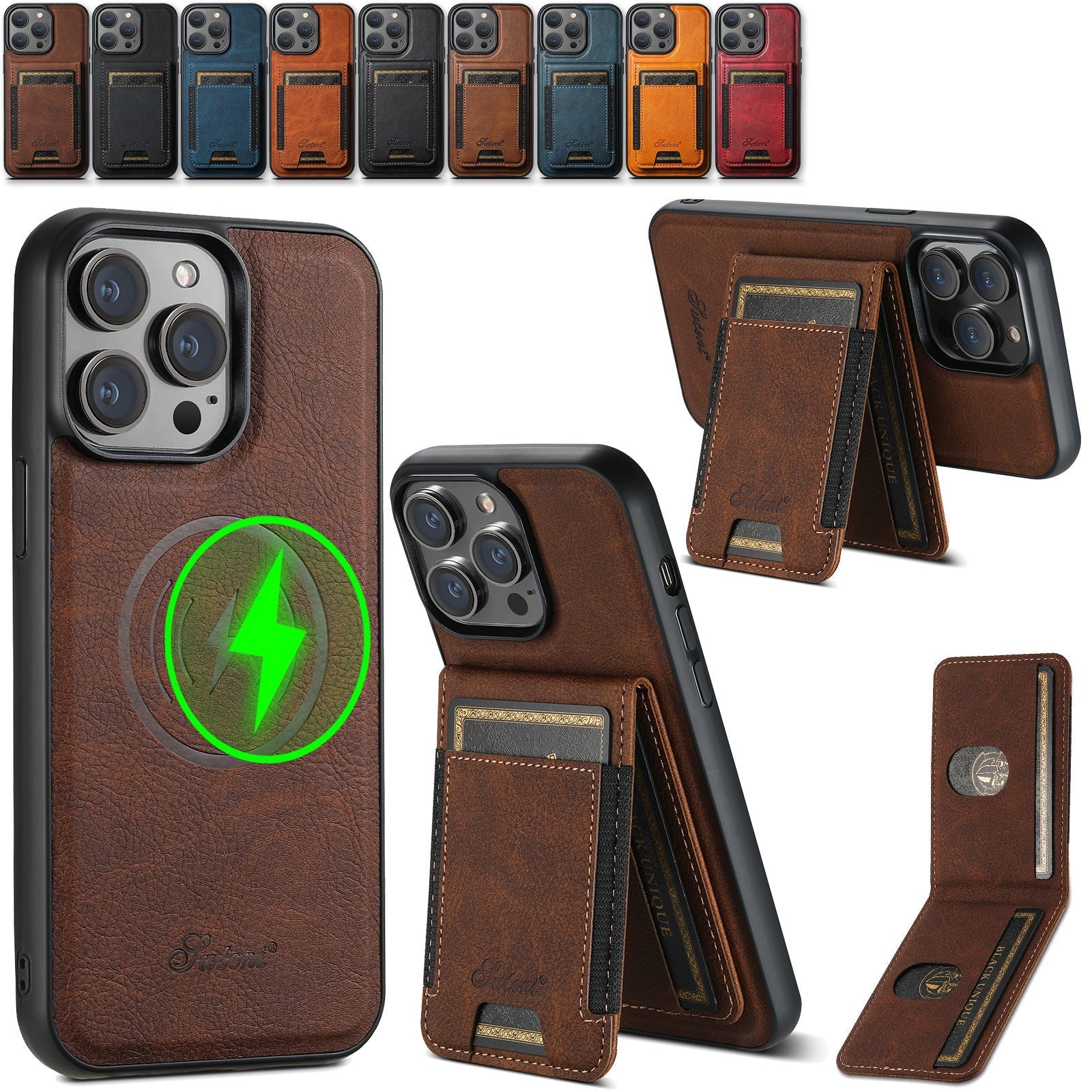 LuxLeather - Elegant mobile bag with handy features for modern living