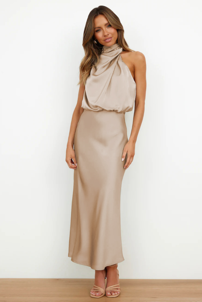 SummerGlow™ - Chic Midi Dress