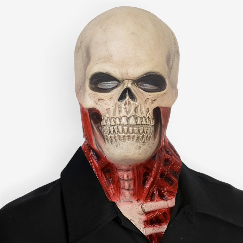 Krvavá maska lebky na halloweensky kostým