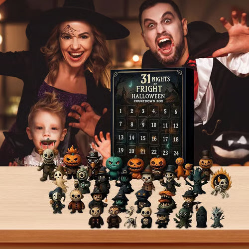 Halloween Countdown Box with 31 Mini Figures