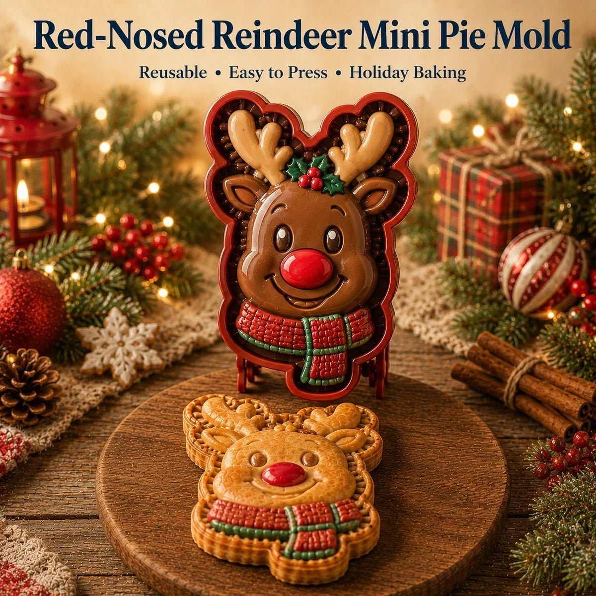 Cake Mold - Mini Cake Mold With 9 Festive Designs