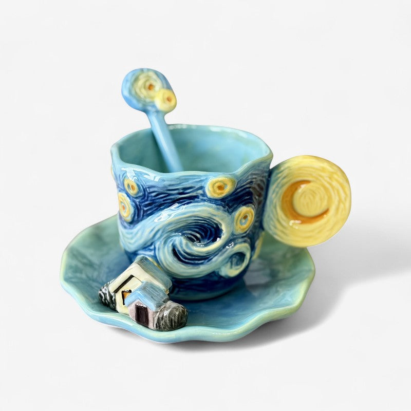BrewBlossom – Set di tazze da caffè con design ispirato ai fiori