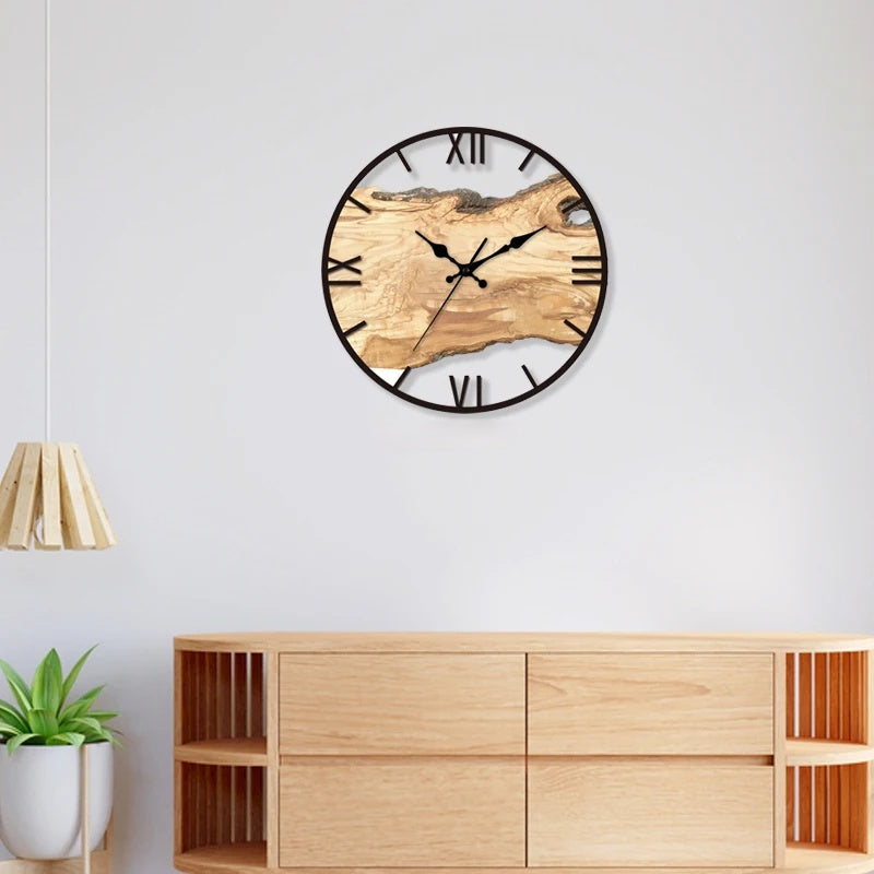 CrystalHour - Orologio da parete trasparente ed elegante per interni moderni