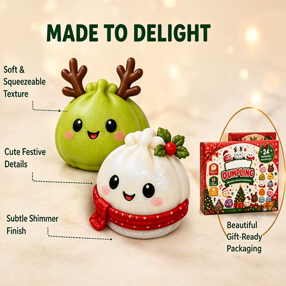 Adventní kalendář Foamcount s pěnovými mačkacími hračkami