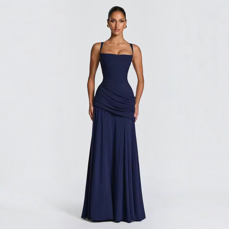 Women’s Spaghetti Strap Bodycon Maxi Dress