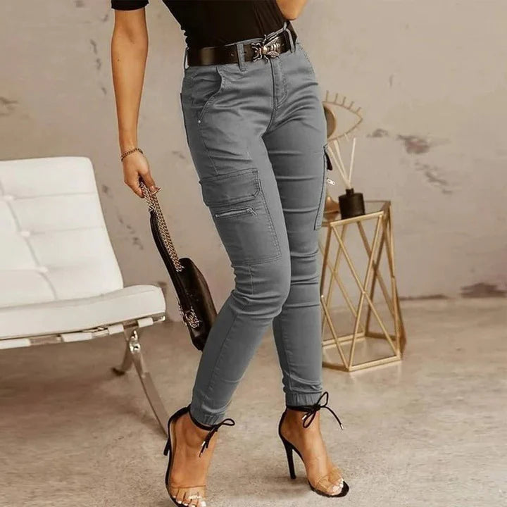 UrbanGlam™ - Dames Cargo Jeans