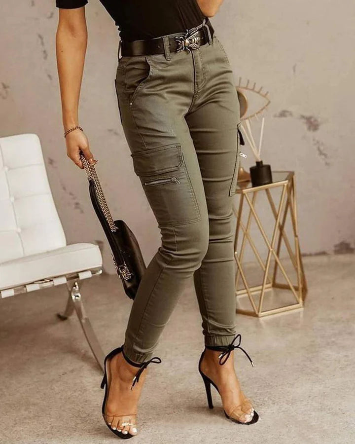 UrbanGlam™ - Dames Cargo Jeans