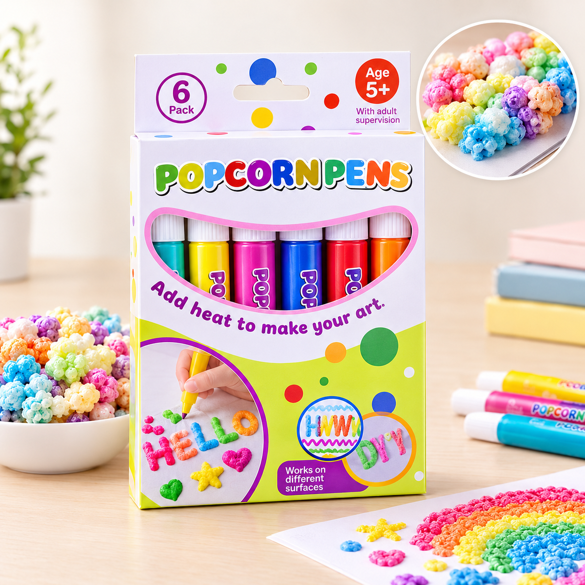 ColorSculpt - Zestaw długopisów do rysowania 3D z cienkimi końcówkami