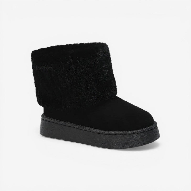 Women’s ankle boots with striped non-slip soles