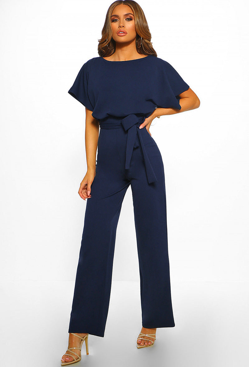 Camila - Combinaison chic à jambes larges avec une touche moderne