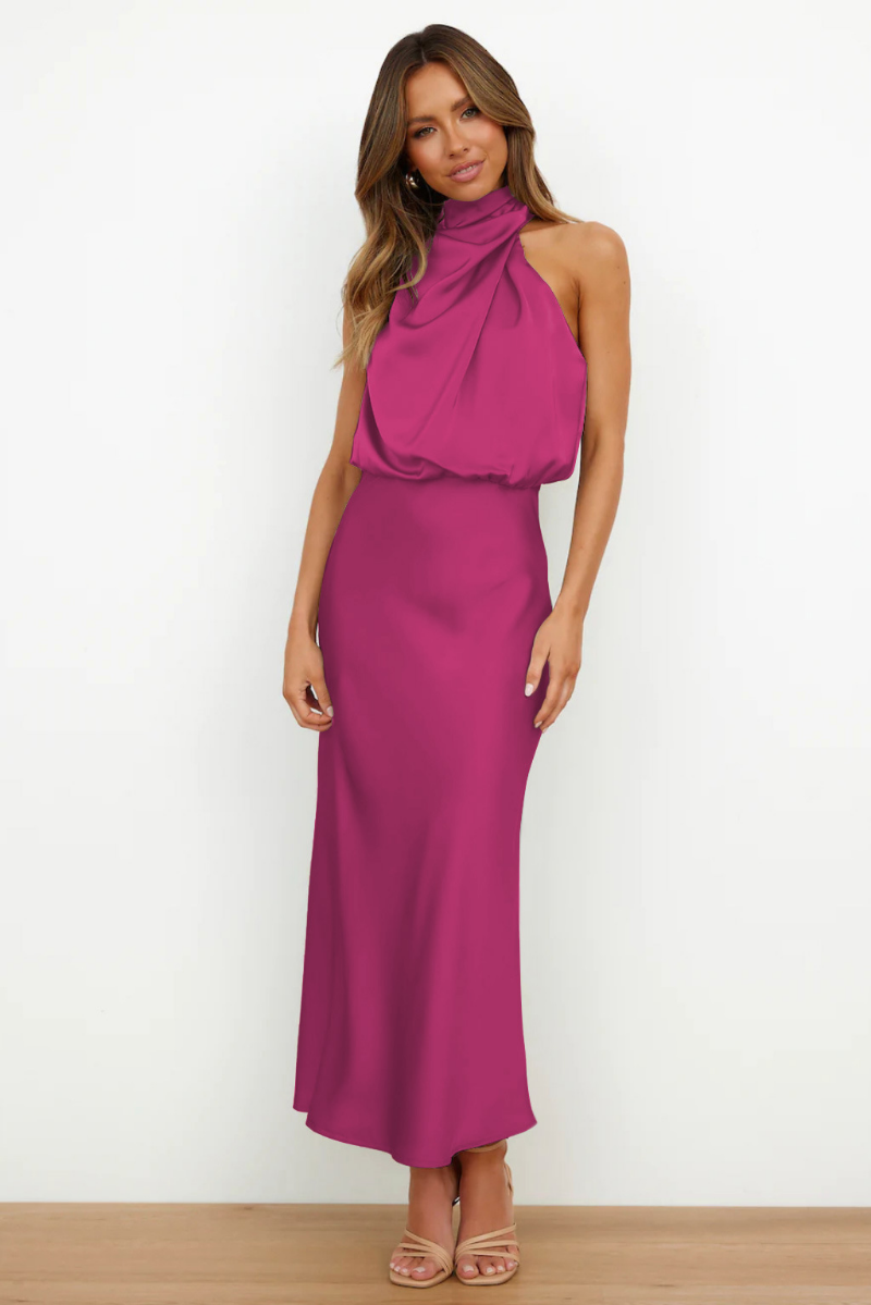 SummerGlow™ - Chic Midi Dress