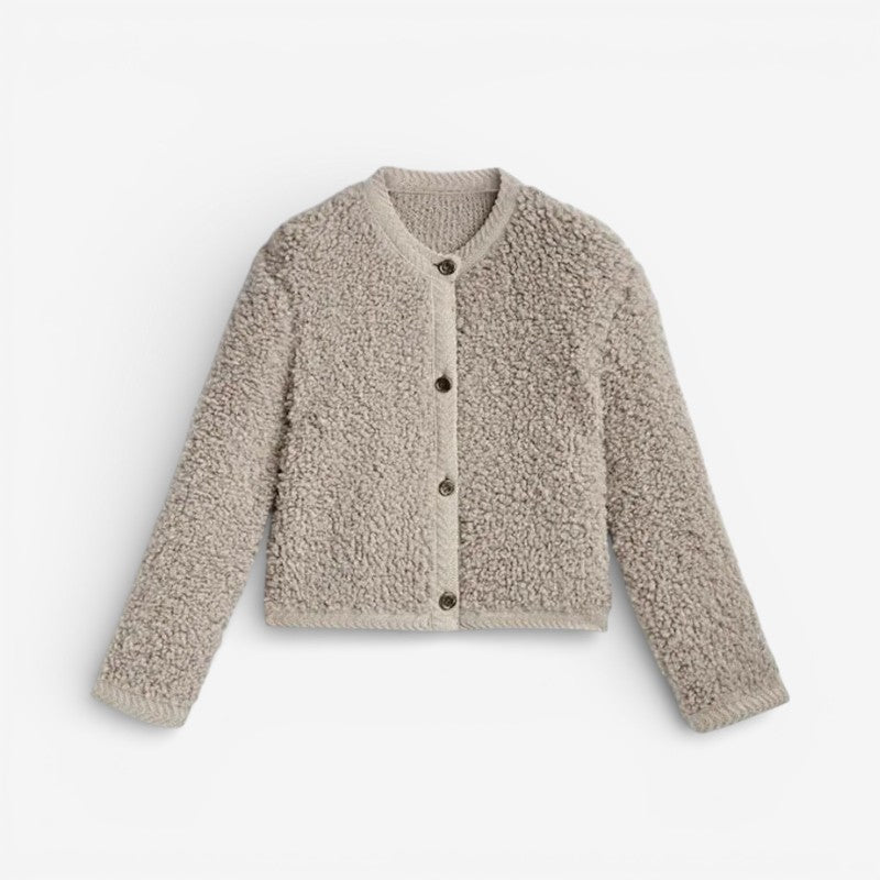Margaret - Cardigan a manica lunga con chiusura a bottoni