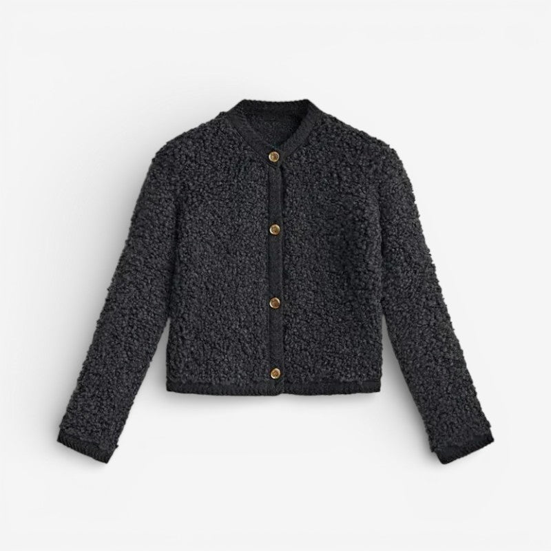 Margaret - Cardigan a manica lunga con chiusura a bottoni
