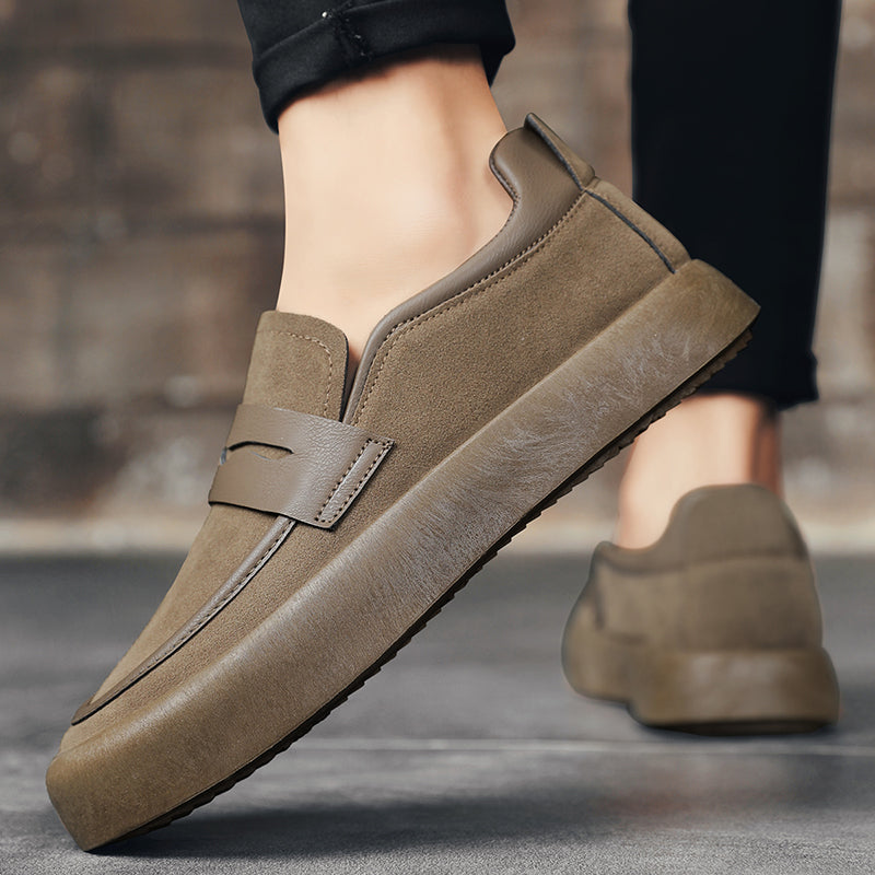 Daniel - Slim slip-on loafers with anti-slip sole