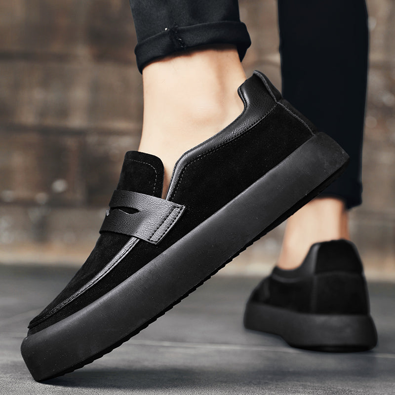 Daniel - Slim slip-on loafers with anti-slip sole