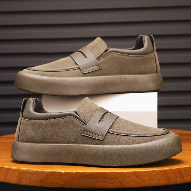 Daniel - Slim slip-on loafers with anti-slip sole