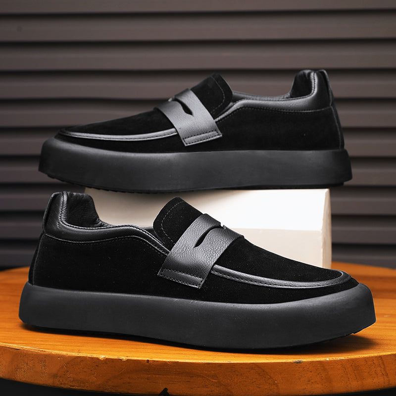 Daniel - Slim slip-on loafers with anti-slip sole