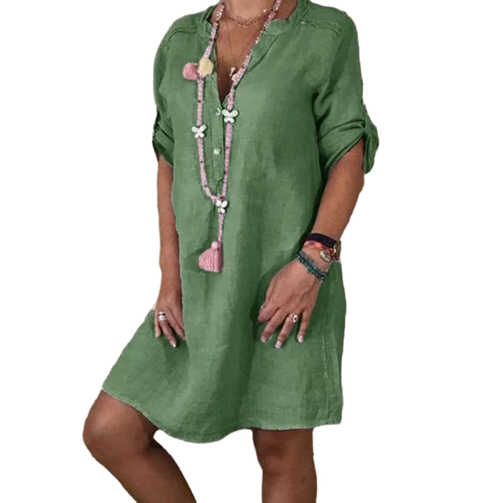 LuxeLinen™ - Rochie elegantă fără efort