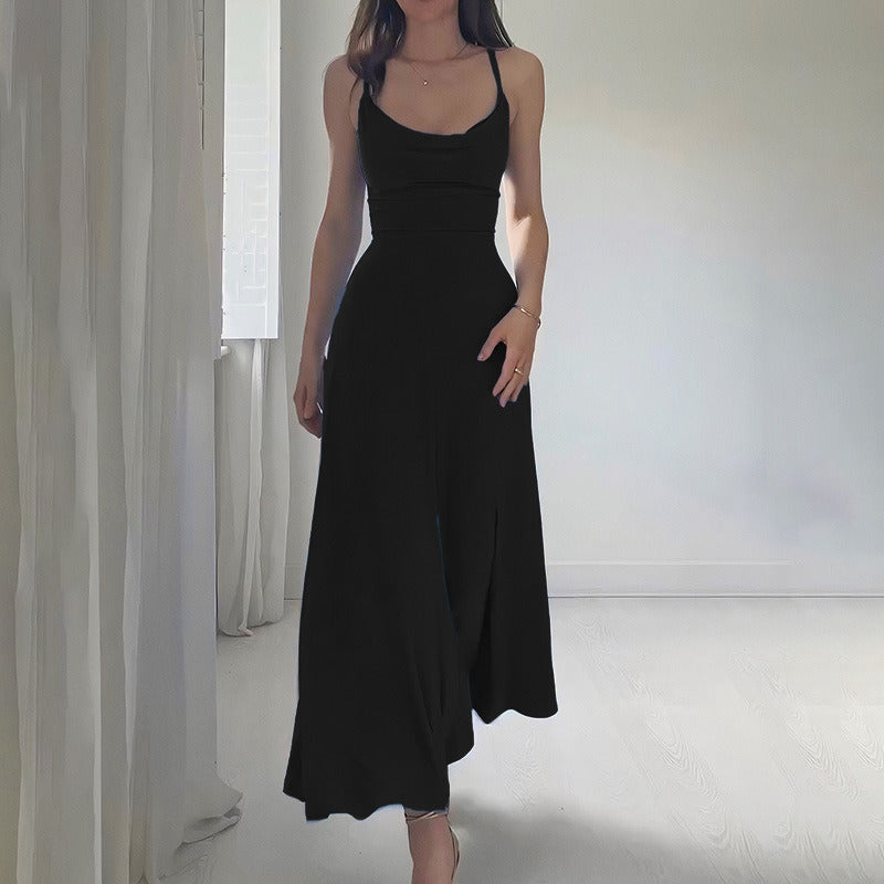 ChicSculpt™ - Rochie Maxi Cu Bretele Fără Spate