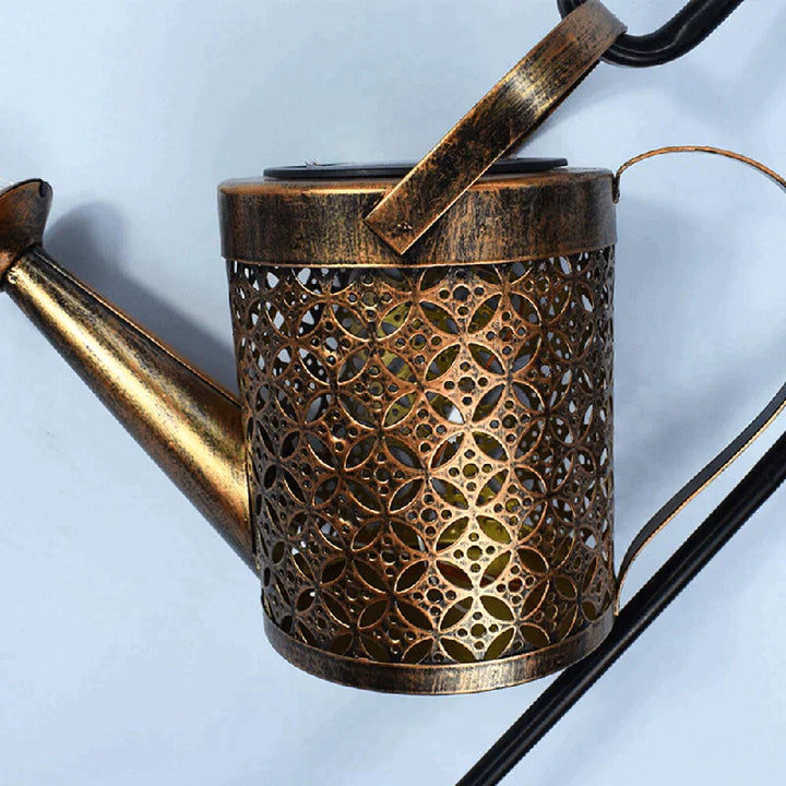 MistGlow - Solar garden lamp with soothing rain sound and automatic on/off