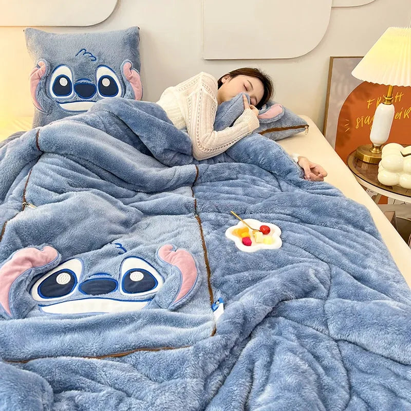 Pillowen - Convertible Blanket With Foldable Blanket-to-Pillow Design