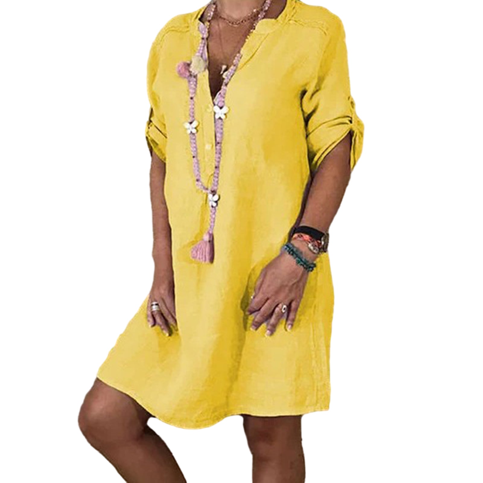 LuxeLinen™ - Rochie elegantă fără efort