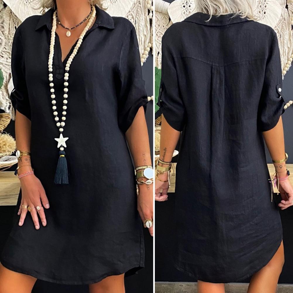 LuxeLinen™ - Rochie elegantă fără efort