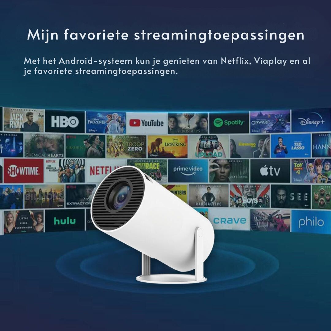 UltraScreen - Projecteur intelligent 4K pour une clarté HD époustouflante et une connectivité fluide