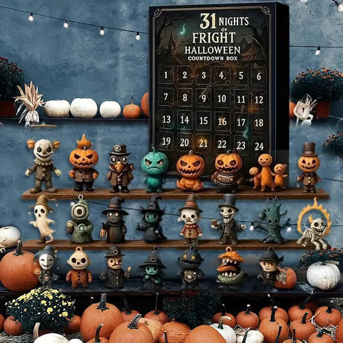 Halloween Countdown Box with 31 Mini Figures