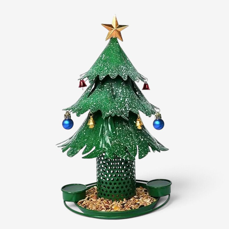 Perchwood - Tree-Shaped Bird Feeder With Metal Frame