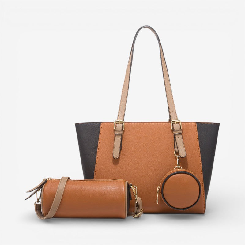 Amelia – Sacs à main grande capacité avec design bicolore