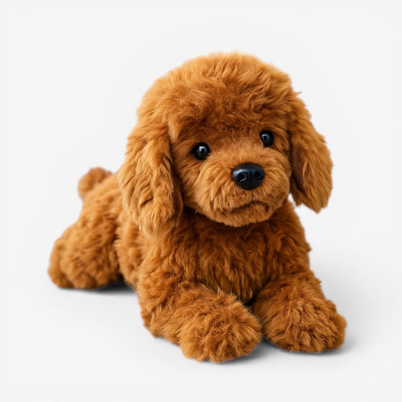 PawBuddy – Giocattolo per cani realistico con design portatile | Facile da maneggiare e spostare | Taglia standard per posizionamento | Dimensione 40 cm | Marrone
