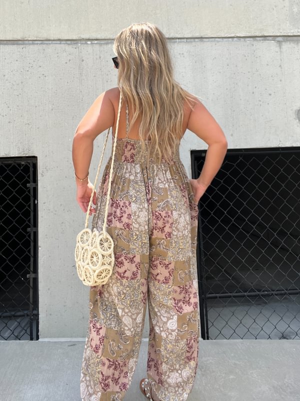 PrintSplash™ - Halter Chic Jumpsuit