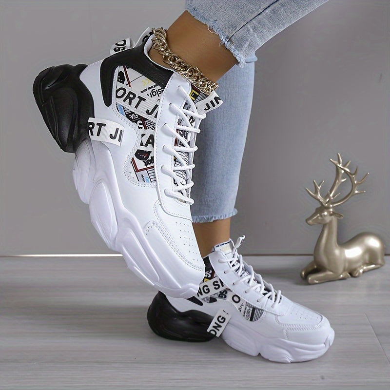 Dagmar - Casualowe sneakersy z antypoślizgową podeszwą i regulowanym dopasowaniem