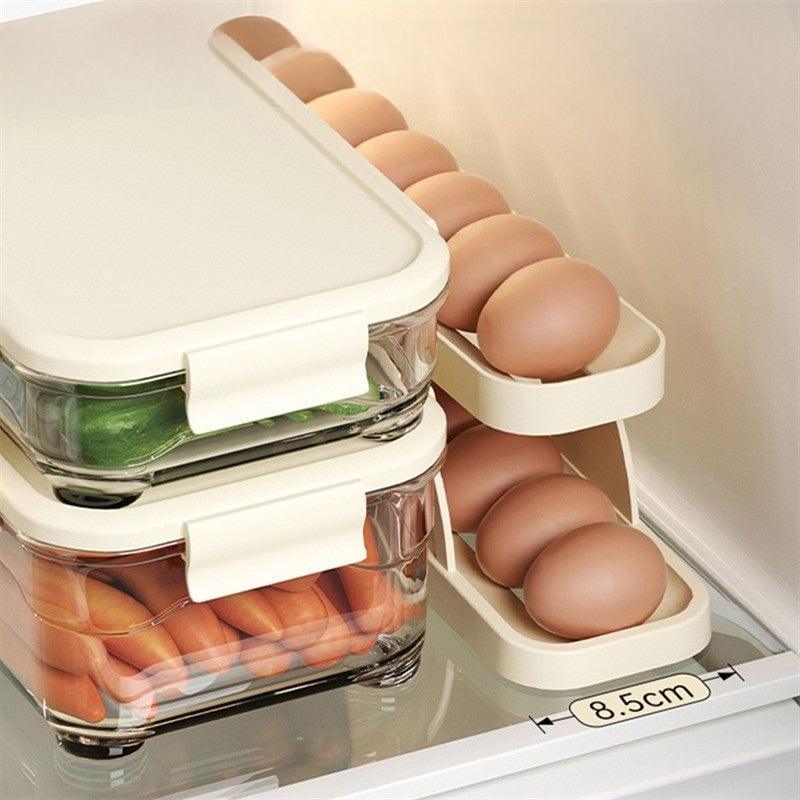 EggBasket - Automatic sliding drawer for effortless egg storage | Buy 1 Get 1 Free