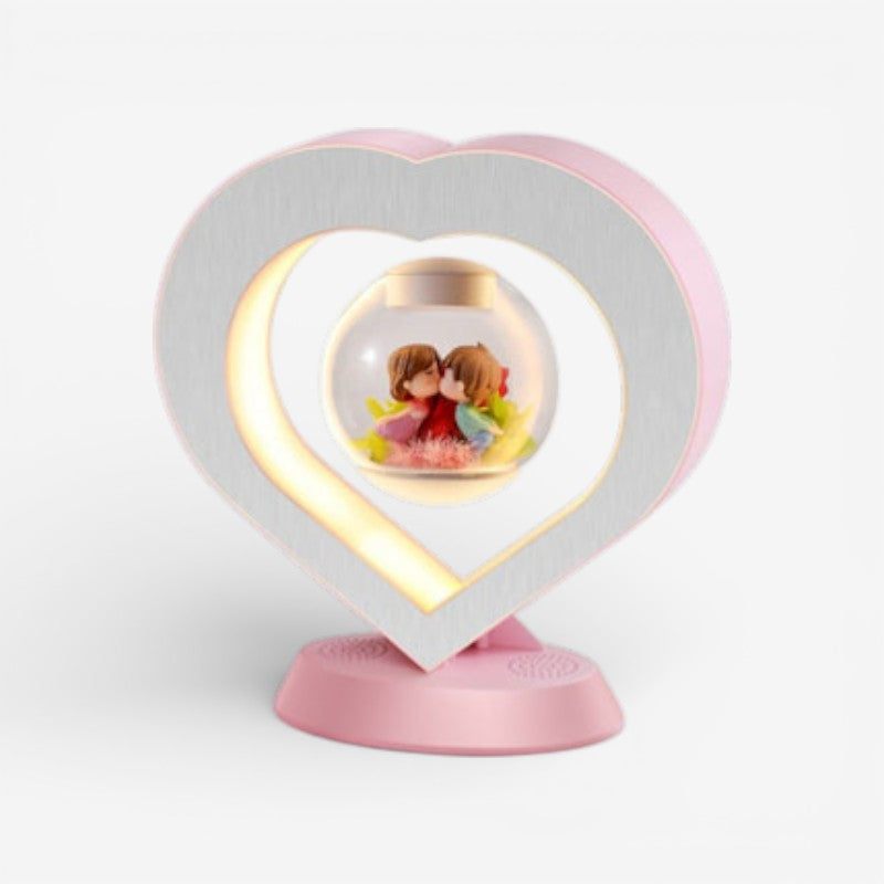 Regalo per la Festa della Mamma | Lampada da Scrivania USB con Fiore Fluttuante