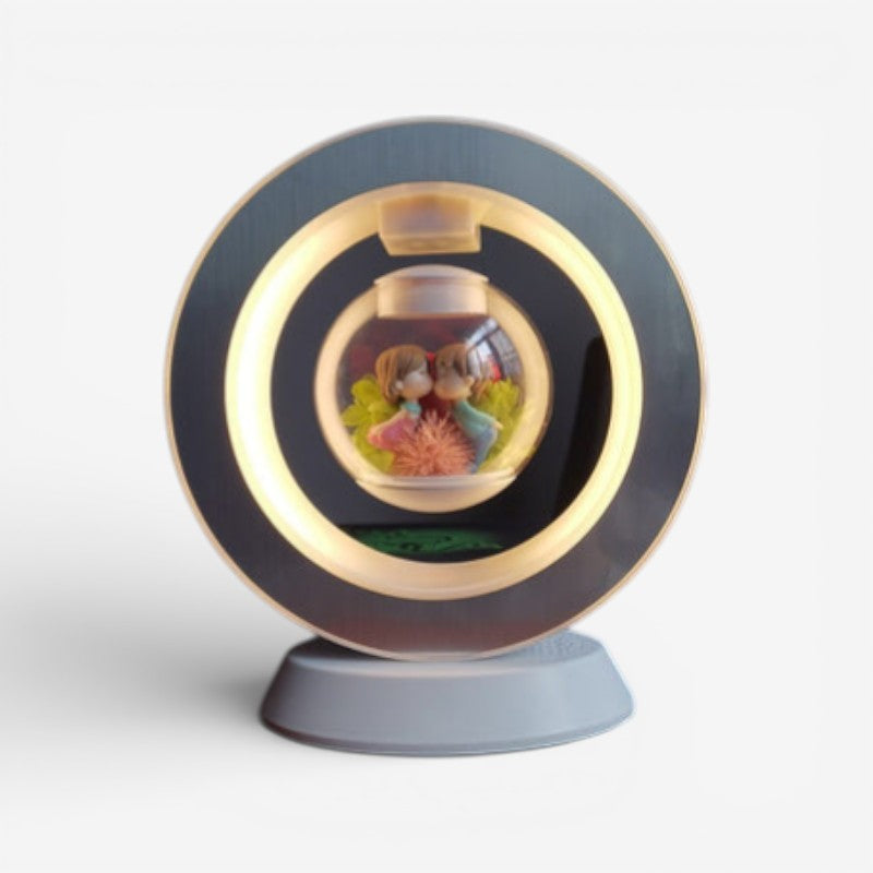 Regalo per la Festa della Mamma | Lampada da Scrivania USB con Fiore Fluttuante