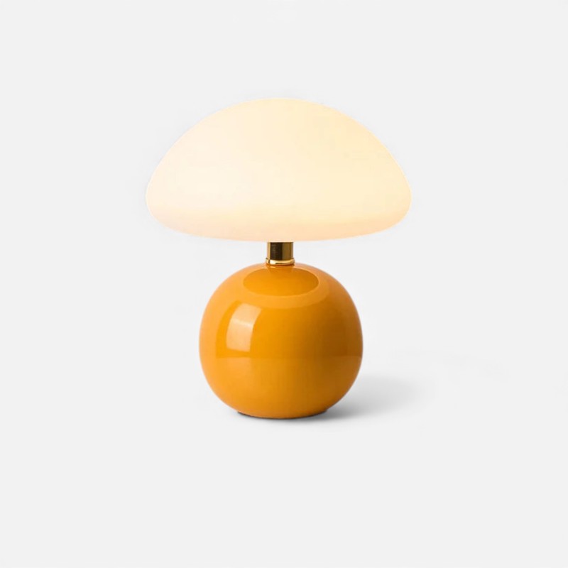 GlowCap – LED stolná lampa s dizajnom inšpirovaným hubou na vnútorné osvetlenie