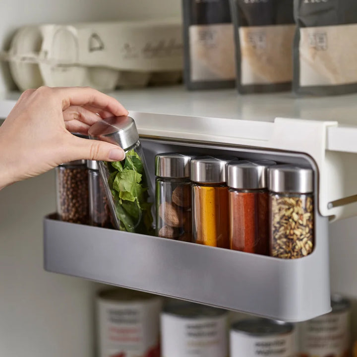 ShelfEase - Under-shelf Kitchen Storage System with Pull-Out Design