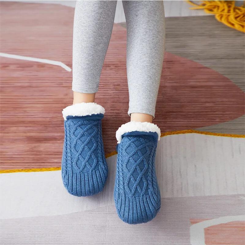 KnitStep - Knitted Slipper Socks With Anti-Slip Sole