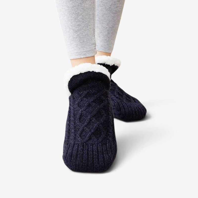KnitStep - Knitted Slipper Socks With Anti-Slip Sole