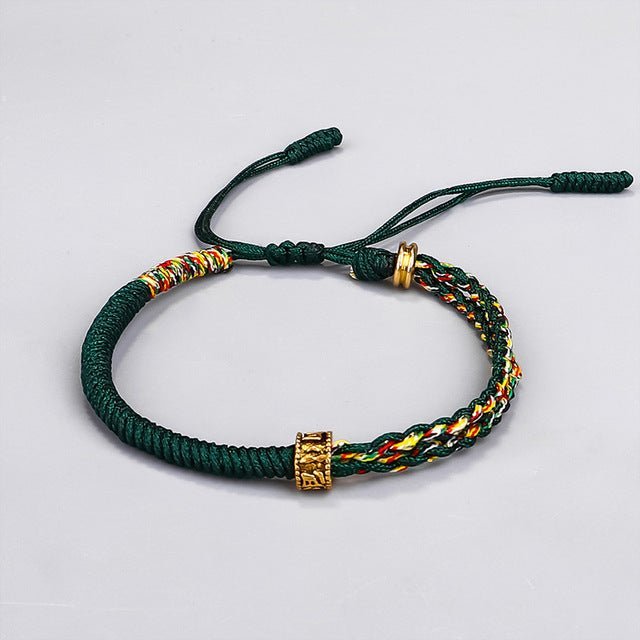 Audrey - Lucky Bracelet with Tibetan Design for Luck and Protection