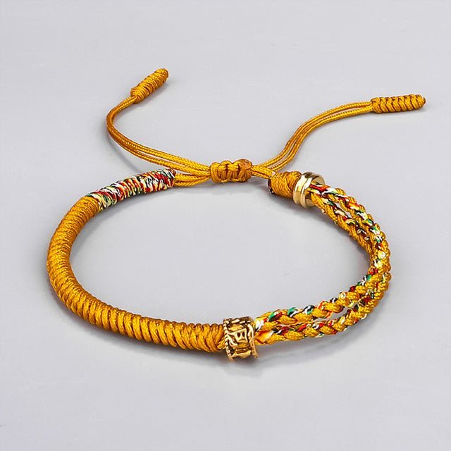Audrey - Lucky Bracelet with Tibetan Design for Luck and Protection