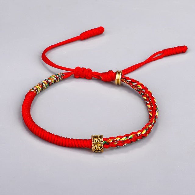 Audrey - Lucky Bracelet with Tibetan Design for Luck and Protection