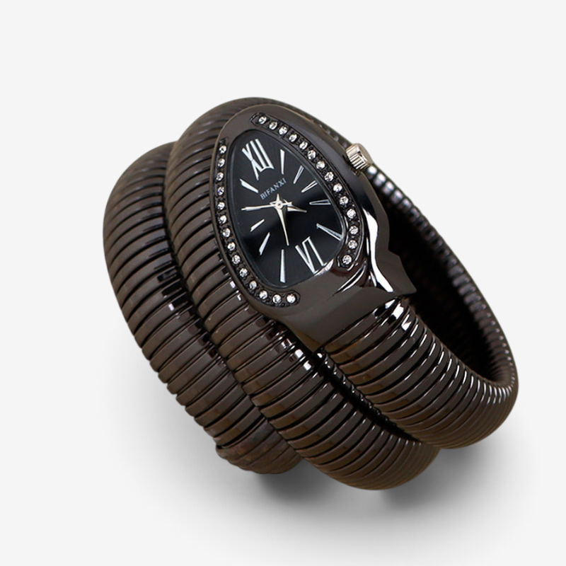 Camille - Montre à quartz avec cadran à chiffres romains et bracelet raffiné