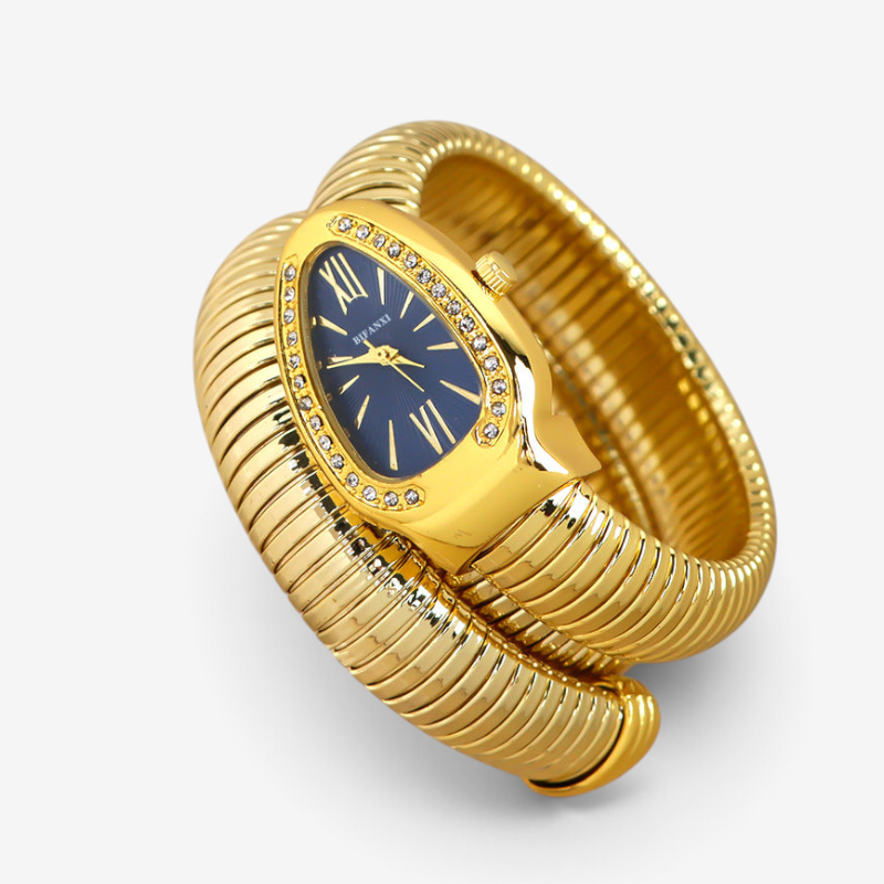 Camille - Montre à quartz avec cadran à chiffres romains et bracelet raffiné