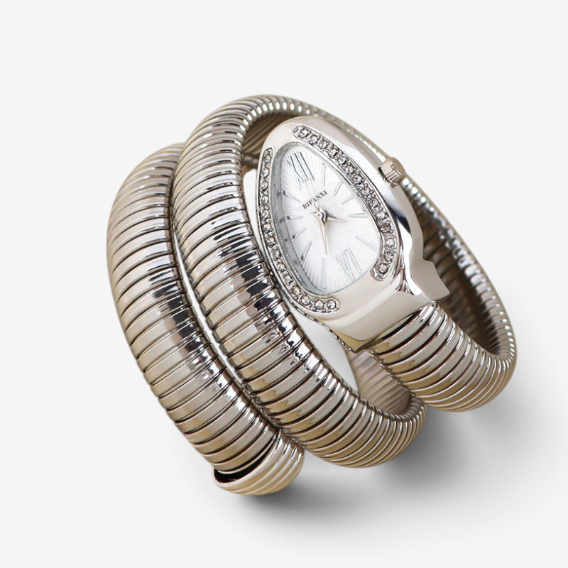 Camille - Montre à quartz avec cadran à chiffres romains et bracelet raffiné
