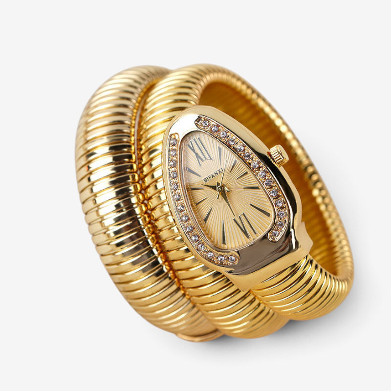 Camille - Montre à quartz avec cadran à chiffres romains et bracelet raffiné