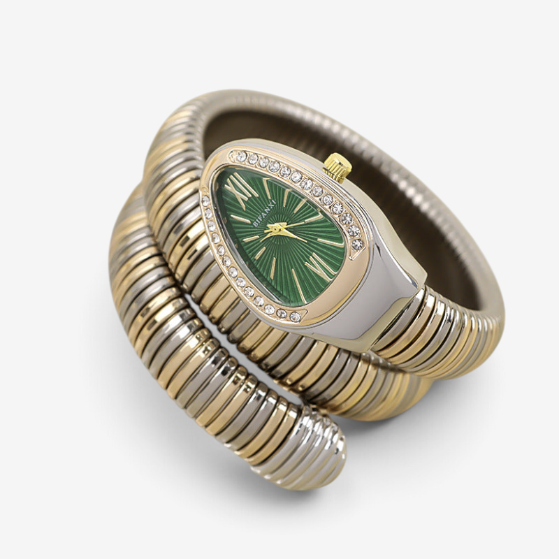 Camille - Montre à quartz avec cadran à chiffres romains et bracelet raffiné